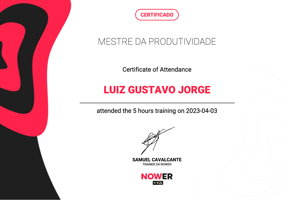 Certificado K21